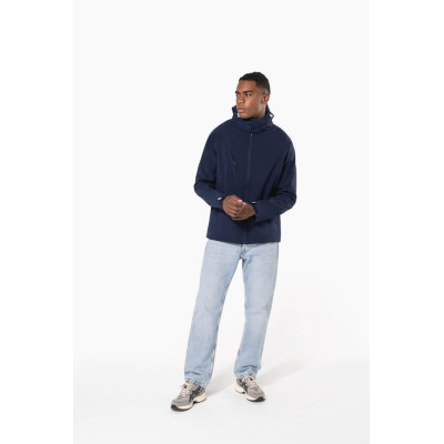 Men's detachable hooded softshell jacket